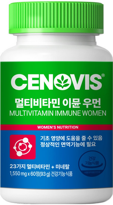 CENOVIS 女性免疫綜合維他命 93g, 1個, 60錠