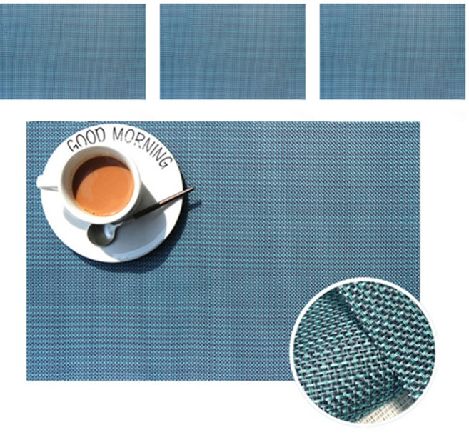 AMERICANROAD 雙面餐桌墊 單人防水墊 SH354, 4號, 4個, 30 x 45 cm