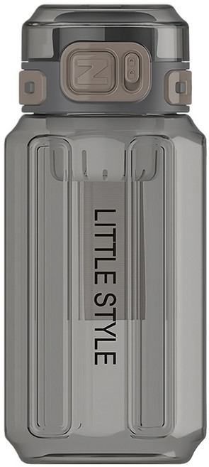LITTLE STYLE Tritan大容量戶外運動水杯, 黑色, 1個, 730ml