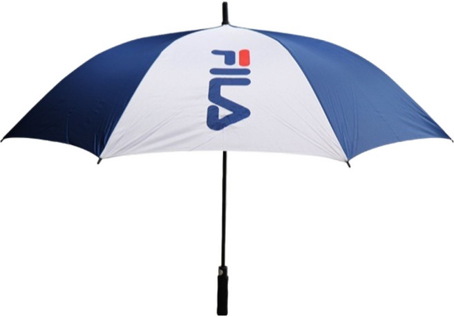휠라골프 75 스틸 폰지 장우산, 화이트 + 네이비, 1개