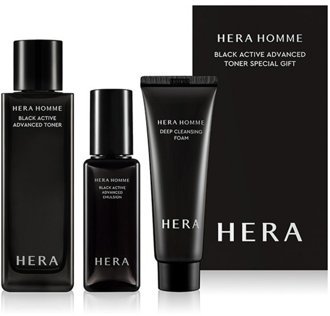 헤라 옴므 블랙 토너 스페셜 기프트 3종 세트, 1세트