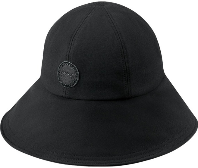 핑 여성용 큐빅 와이드 캡, 블랙, 1개