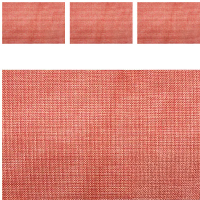 Mabso Shop 餐桌 1人 PVC 防水桌墊 SH357, 5號, 4個, 45 x 30 cm