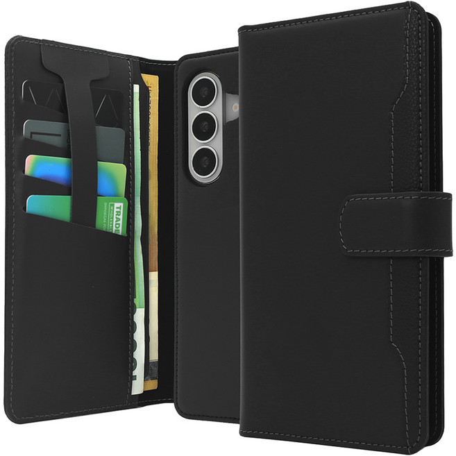 엑씨 허스크 천연 소가죽 카드 수납 분실방지 지갑 다이어리 휴대폰 케이스