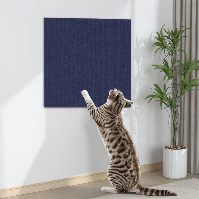 에드 고양이 가구 보호 스크래쳐 스티커, 네이비, 1개