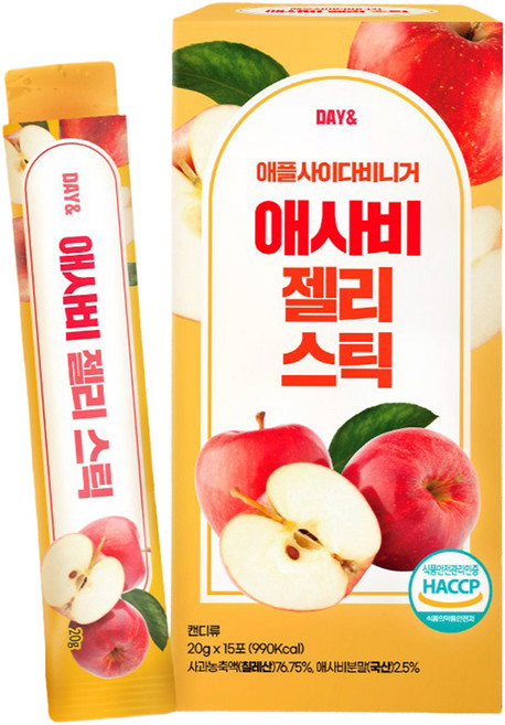 데이앤 애사비 젤리 스틱 15p, 1개, 300g