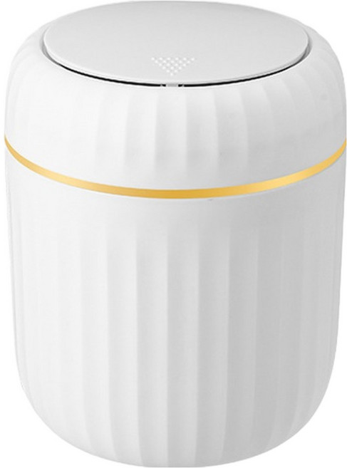 썬앤드림 골드라인 화장대 사무실 미니 휴지통, 화이트, 1개
