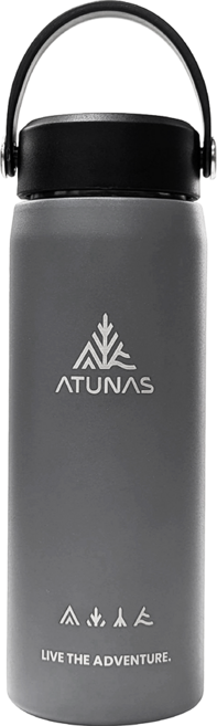 ATUNAS 歐都納 不鏽鋼提把保溫瓶 A1KTGZ12, 深灰色, 1個, 550ml
