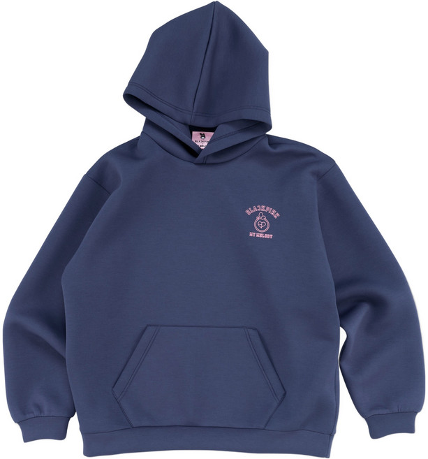 BLACKPINK x 美樂蒂 聯名款連帽T恤 M, 單品, 海軍藍