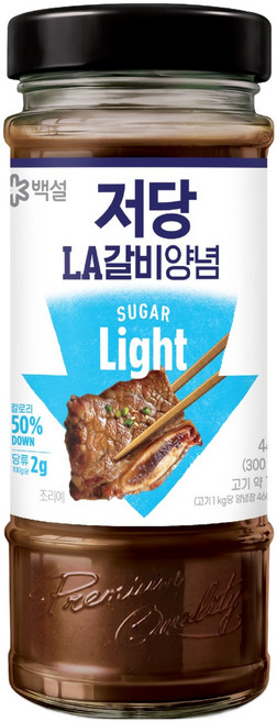 백설 저당 LA갈비 양념, 460g, 1개
