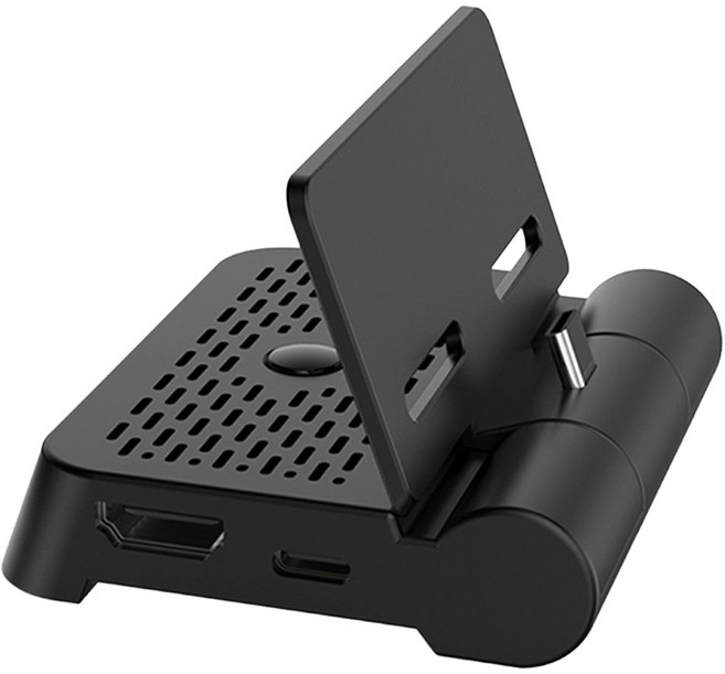 DOBE Switch2/Switch折疊電視投影轉接器, 黑色, 1個, TNS-19027B