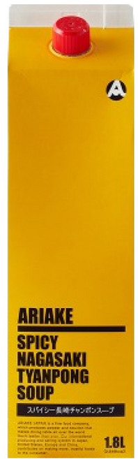 아리아케 매운나가사키짬뽕스프, 1개, 1.8L