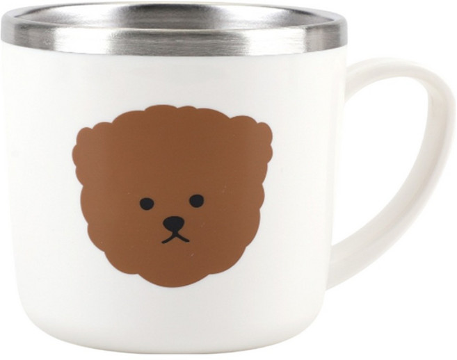 데일리라이크 스텐 머그컵, 푸들, 1개, 260ml