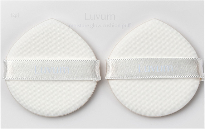 러븀 모이스쳐 글로우 쿠션 퍼프 2p, 1개, 혼합색상