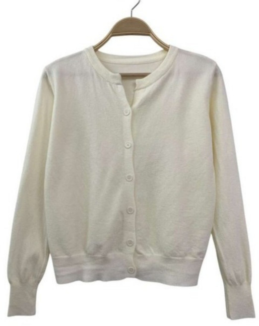 린다샵 여성용 아로미 트임 버튼 베이직 니트 가디건 cpcd3674k61