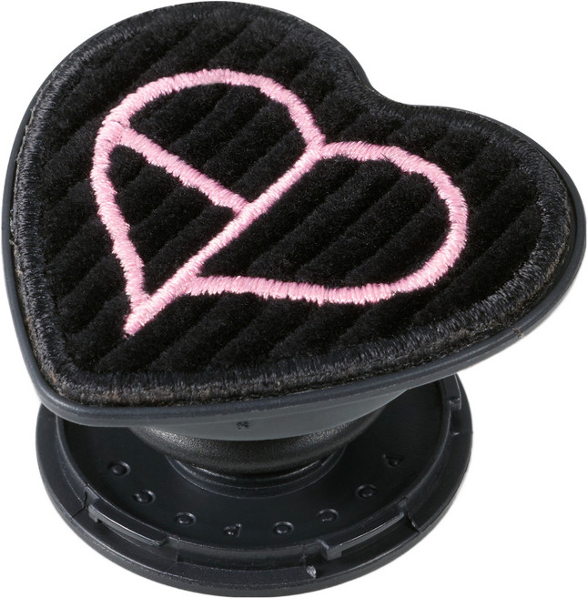 블랙핑크 월드 투어 데드라인 인 재팬 공식 MD 하트로고 스마트톡, 단품, 블랙