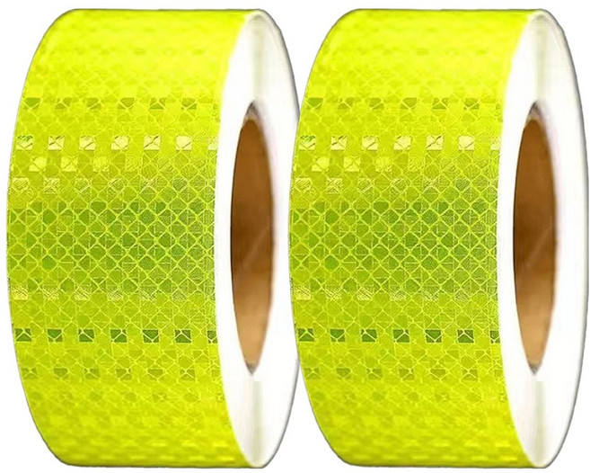 엠파이어 LUMIX 반사 야간 안전테이프, 녹색, 2개