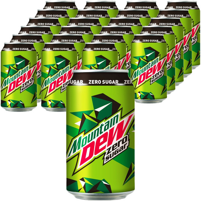 마운틴듀 제로슈거, 24개, 355ml