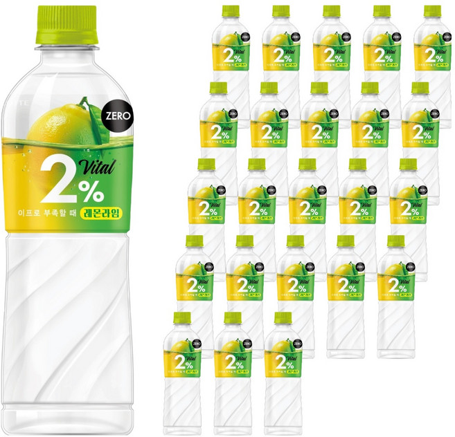 이프로 부족할 때 바이탈 레몬라임, 24개, 500ml