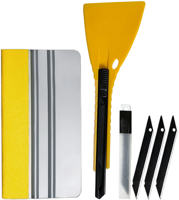 베이루 도배 칼 헤라 + 모직 헤라 + 칼날 3p 세트, 혼합색상