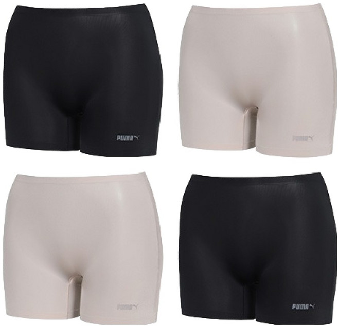 푸마바디웨어 여성용 퓨징 힙보정 네모 팬티 2종 x 2p