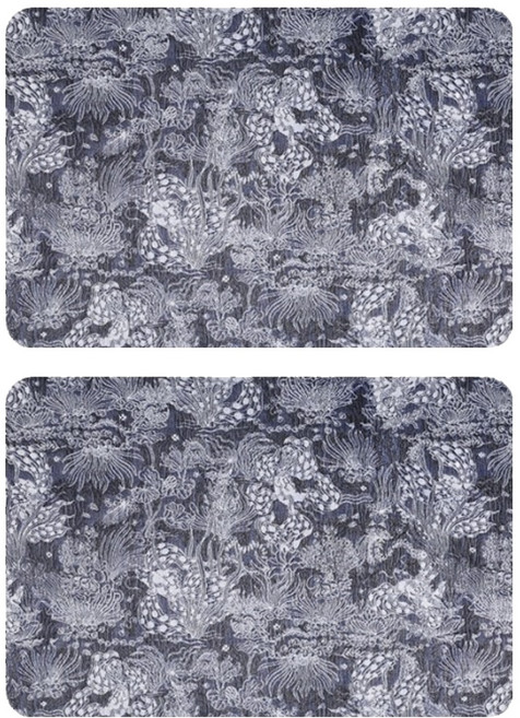AMERICANROAD 圖案花紋餐桌 1人份防水餐墊 SH355, B, 2個, 44.5 x 30 cm
