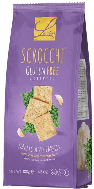 라우리에리마스터베이커스 스크로키 글루텐프리 갈릭 파슬리 크래커, 100g, 1개