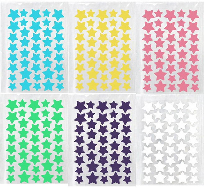 온커 여드름 커버 패치 별모양 스티커 12장, 1세트