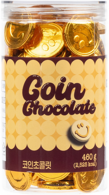 딜리셔스 코인 초콜릿, 460g, 1개