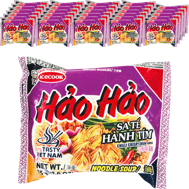 Hao Hao 速食麵 Sateh Hutim 75g, 30個