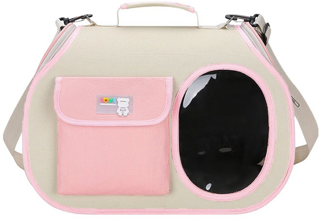 데이소이 반려동물 서브 포켓 파스텔 이동가방, 03 핑크, 1개