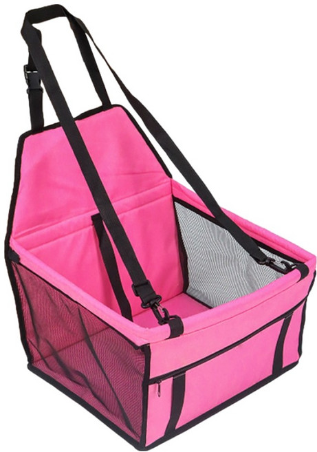 모더노바 반려동물 접이식 차량 의자 쿠션 시트 BRP2985, 딥핑크, 1개