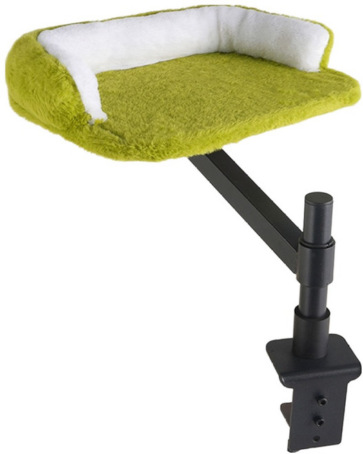 칠시 고양이 데스크캣 높이조절 해먹, 그린, 1개