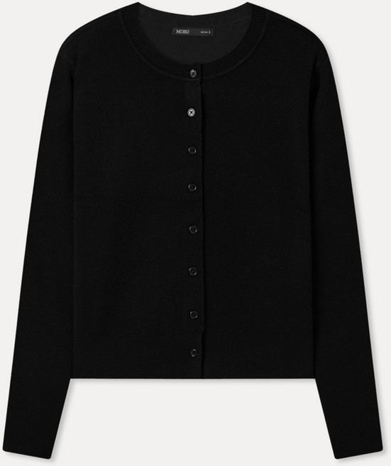 미쏘 여성용 에센셜 라운드넥 가디건