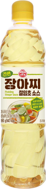 오뚜기 간편 장아찌 절임초소스, 1개, 990ml