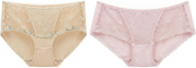 Rosemaid 羅絲美 活力馬卡龍平口褲2件組, 粉色 + 黃色