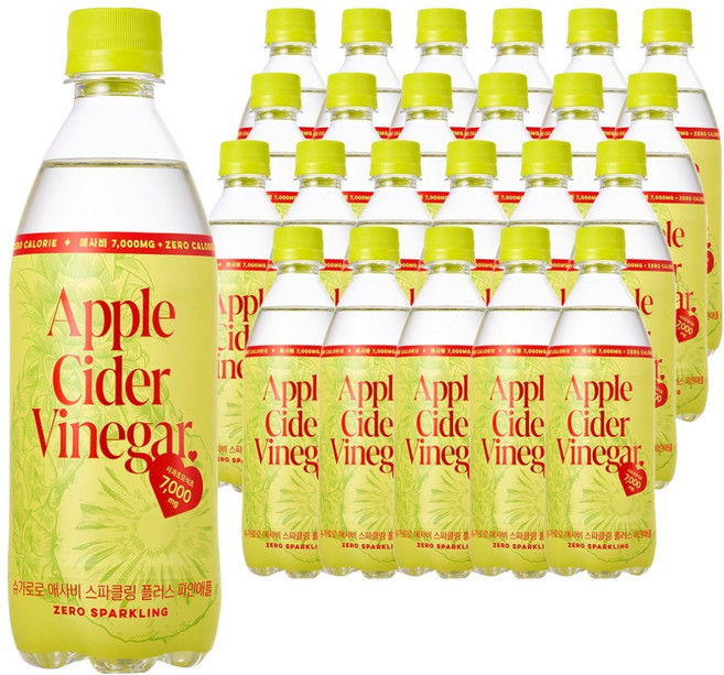 슈가로로 애사비 스파클링 플러스 파인애플, 슈가로로 애사비 스파클링 플러스 파인애플 500ml 2, 500ml