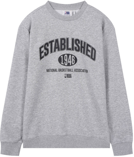 NBA 남녀공용 빅 레터링 맨투맨 N261TS954P