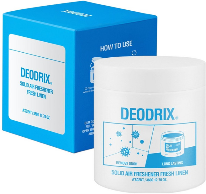 에이센트 데오드릭스 탈취제 프레쉬 린넨, 360g, 1개