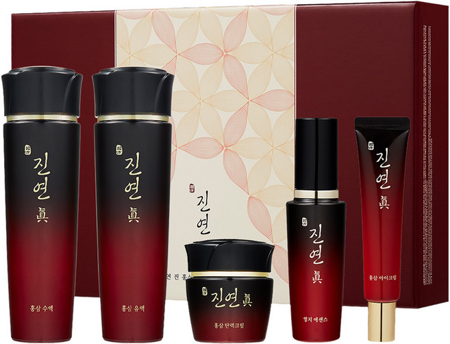 코리아나 진연진 홍삼탄력 5종 세트, 1세트