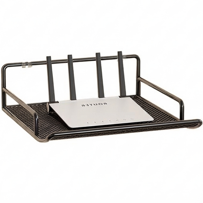 다온 심플한 튼튼한 실용적인 무타공 셋톱박스 브라켓 TYPE 1 250 x 180 x 50 mm, 1개