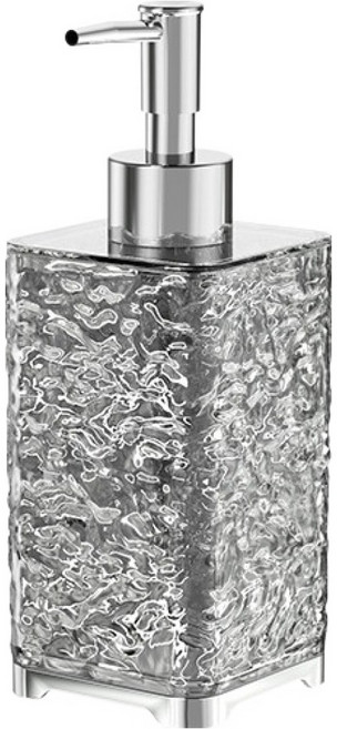 미르노아 펌프형 투명 가벼운 다용도 욕실 주방 디스펜서 400 사각 MMM3480, 반투명, 1개