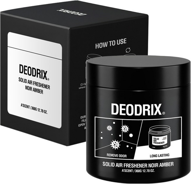 에이센트 탈취제 누와르 엠버 본품, 360g, 1개