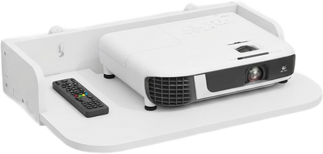 다온 심플한 간편한 세련된 무타공 셋톱박스 브라켓 화이트 C 340 x 240 x 70 mm, 1개