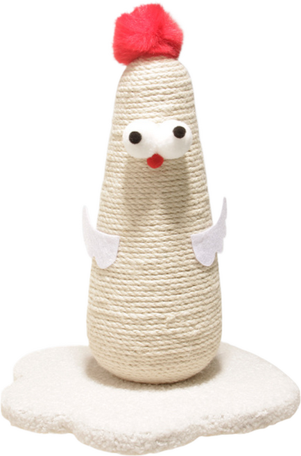 모픽 고양이 꼬꼬 스크래쳐 기둥형, 화이트, 1개