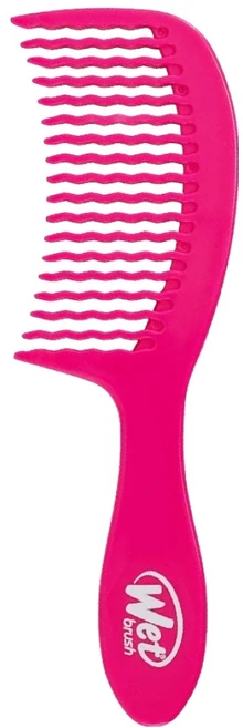 웻브러쉬 디탱글링 콤브 헤어브러쉬, 핑크, 1개 - 쿠팡