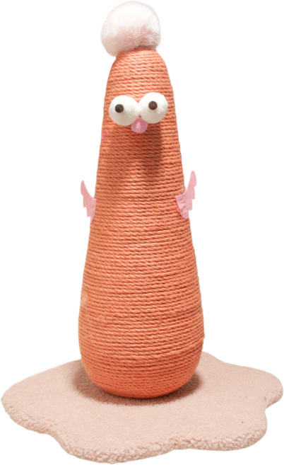 모픽 고양이 꼬꼬 스크래쳐 기둥형, 핑크, 1개