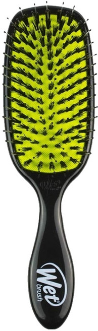 Wet brush 豬鬃 Shine Enhancer 髮梳, 1個, 黑色