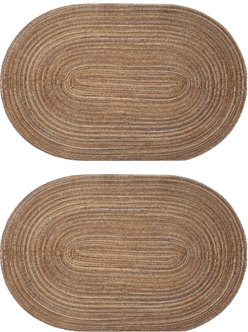 AMERICANROAD 식탁 테이블 방수매트 SH356, 브라운, 2개, 1인((30 x 45 cm)