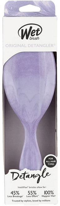 웻브러쉬 오리지널 디탱글러 글리터 웨이브 헤어브러쉬, 1개, 퍼플
